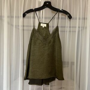 Bohme Olive Green Camisole Top
